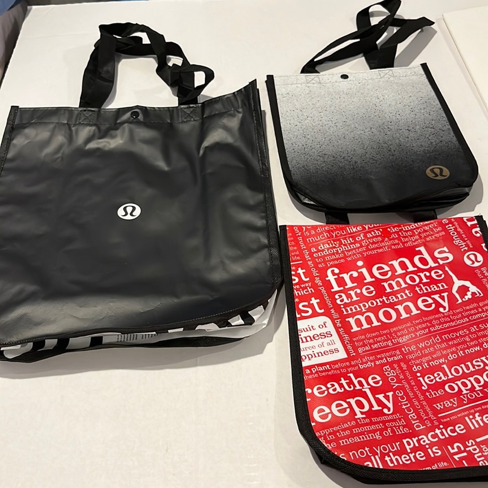 Lululemon Reusable Shopping bags (NWOT)